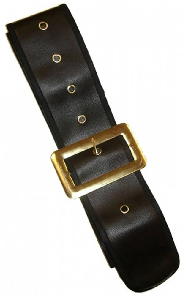 Santa Claus Black Belt Costume Accessory