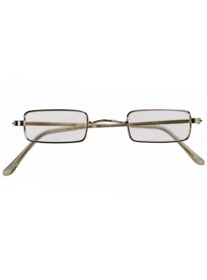 Santa Claus Clear Half Rim Costume Glasses