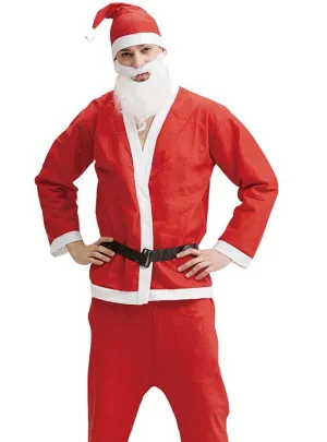 Santa Claus Mens Basic Christmas Costume