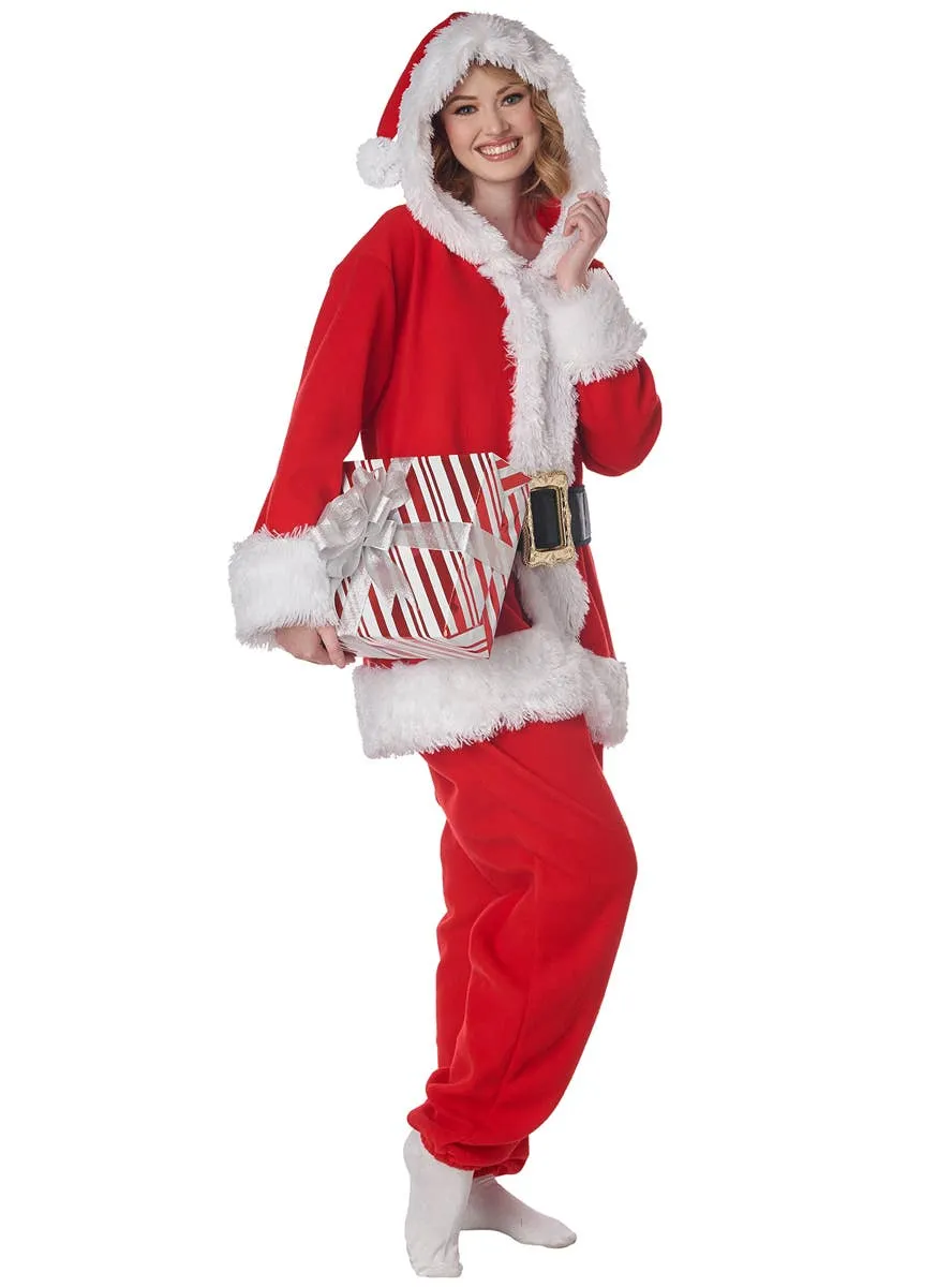 Santa Claus Unisex Adults Christmas Costume Jumpsuit