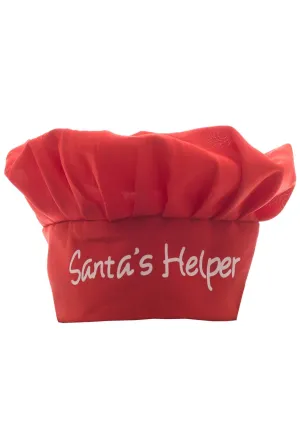 Santa's Helper Christmas Cook Hat