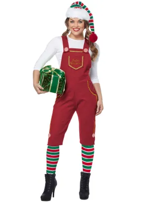 Santa's Workshop Womens Red Christmas Elf Costume