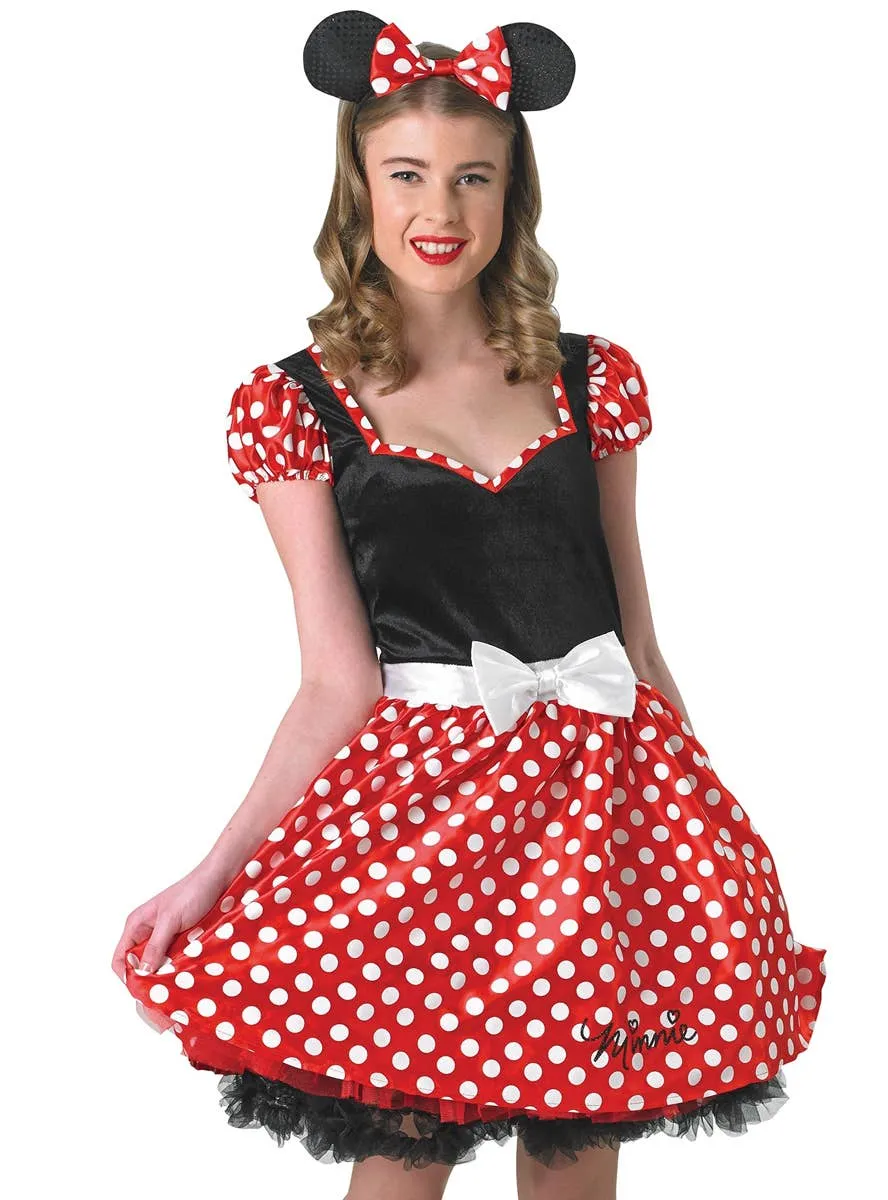 Sassy Minnie Mouse Womens Fancy Dress Costume