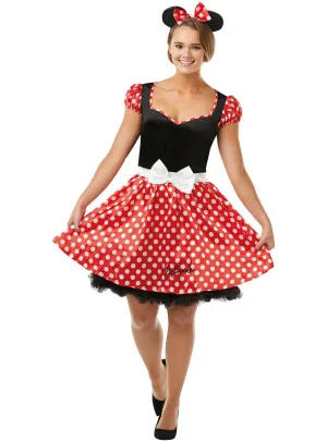 Sassy Minnie Mouse Womens Fancy Dress Costume