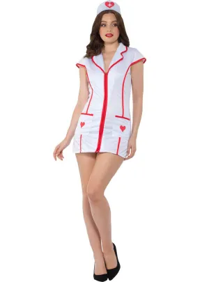 Saucy Nurse Uniform Womens Sexy Dress Up Costume