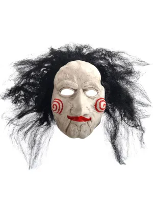 Saw Inspired Jigsaw Puppet Halloween Latex Mask