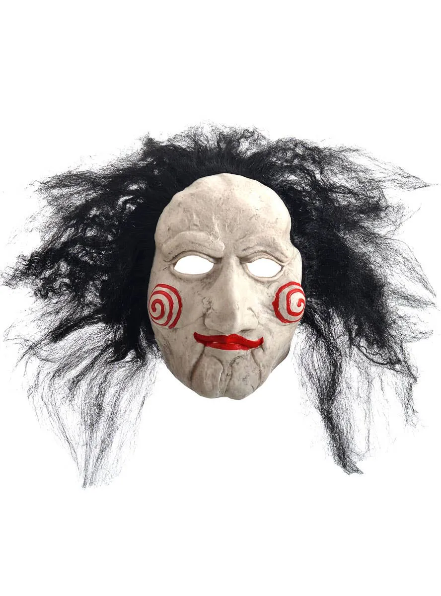 Saw Inspired Jigsaw Puppet Halloween Latex Mask