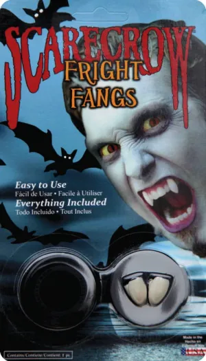 Scarecrow Vampire Custom Fit Fright Fangs Halloween Costume Accessory