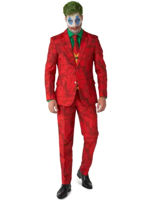 Scarlet Joker Mens Deluxe Villain Costume Suit