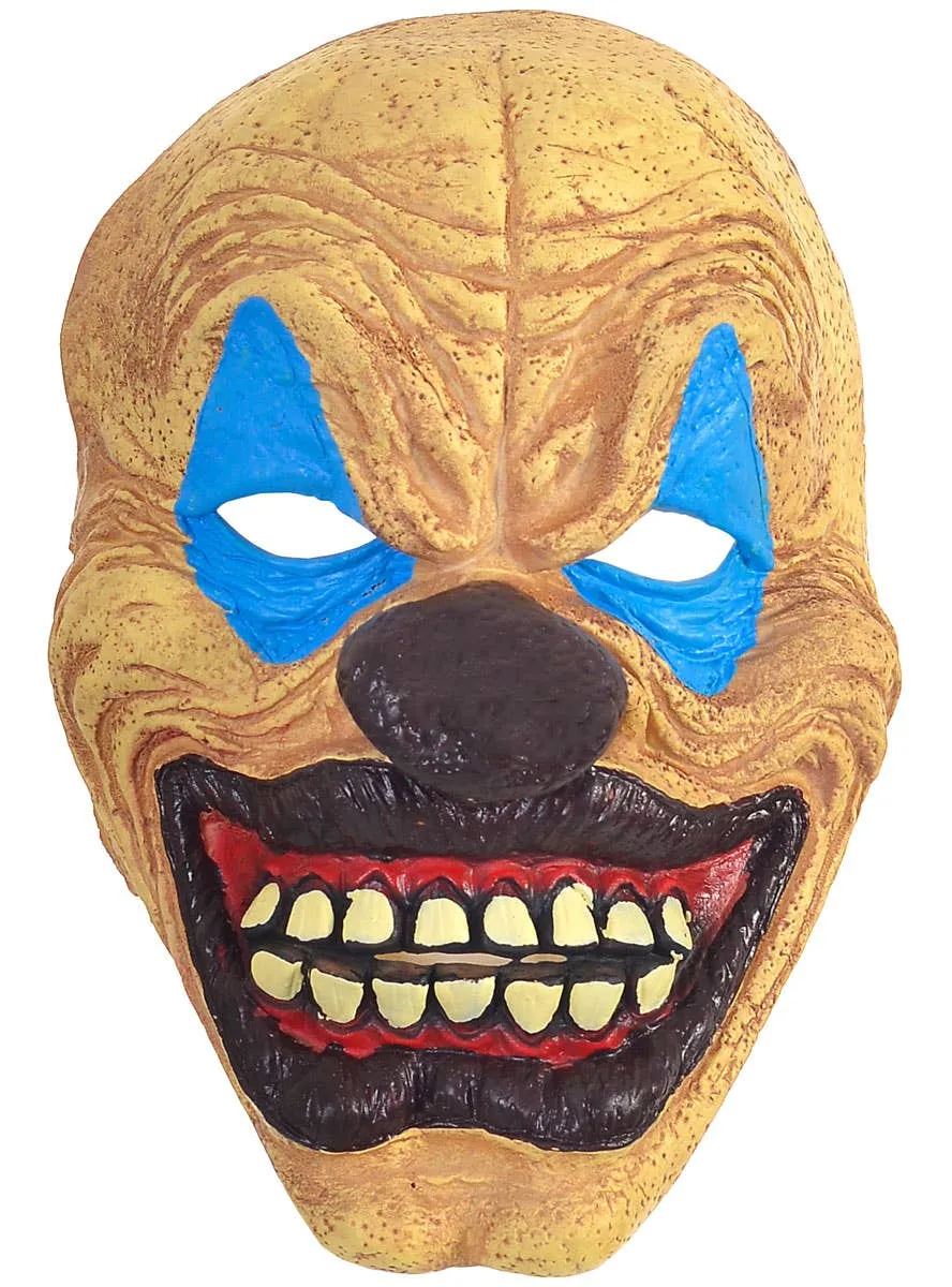 Scary Bozo Clown Halloween Costume Mask