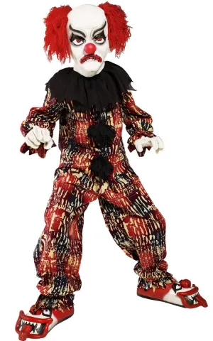 Scary Circus Clown Boys Costume