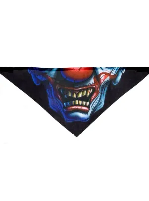 Scary Clown Face Halloween Costume Bandanna