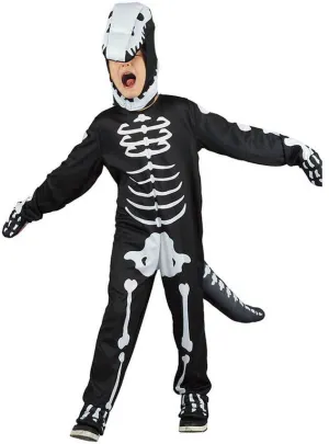 Scary Skeleton Dinosaur Boys Halloween Costume