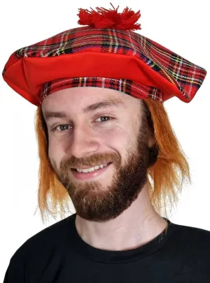 Scottish Tam o Shanter Mens Costume Hat