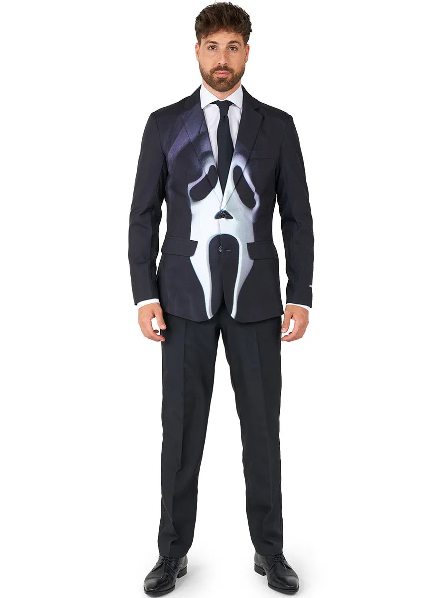 Scream Ghostface Mens Deluxe Halloween Costume Suit