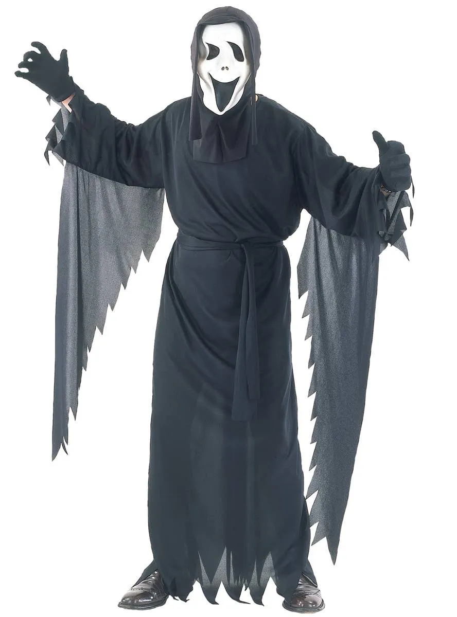 Scream Inspired Mens Ghostface Style Halloween Costume