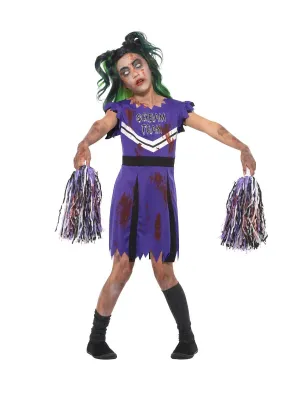 Scream Team Girls Zombie Cheerleader Costume