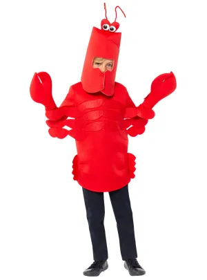 Sea Creature Kids Red Lobster Costume