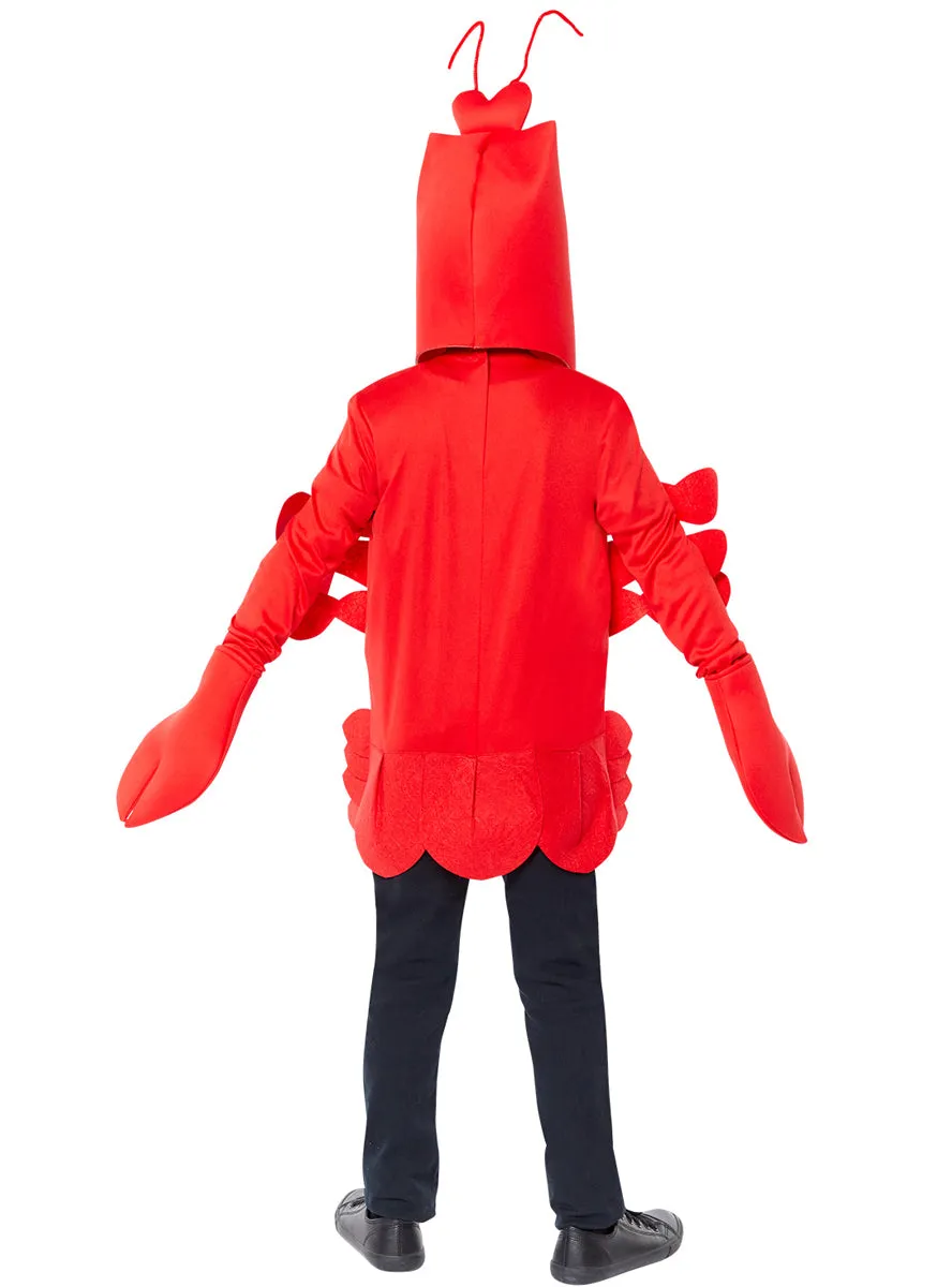 Sea Creature Kids Red Lobster Costume