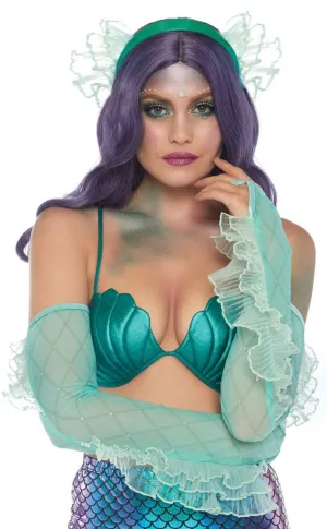 Sea Foam Mermaid Green Costume Accessory Kit