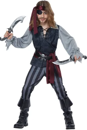Sea Scoundrel Pirate Boys Costume
