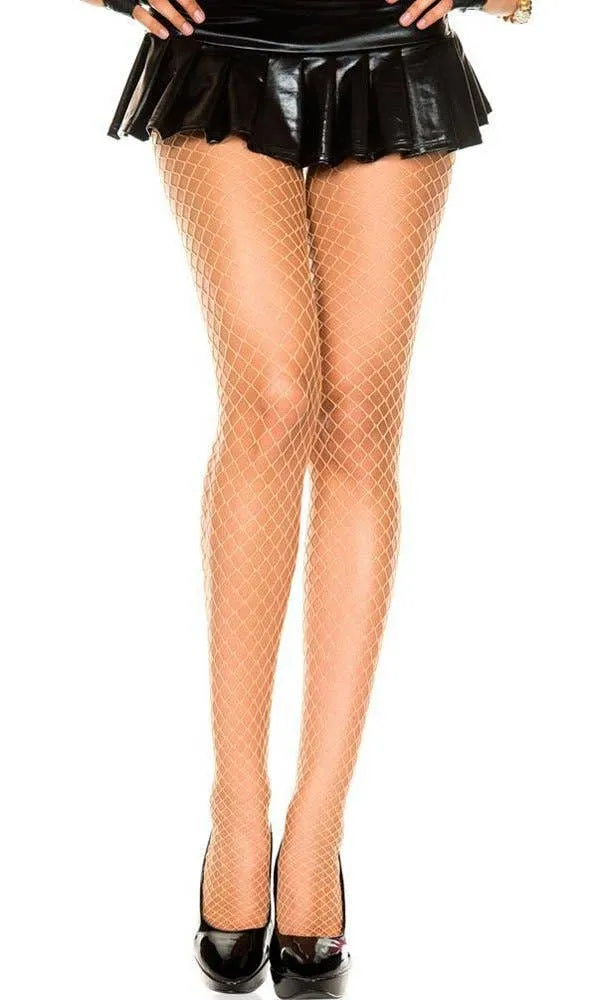 Seamless Nude Fishnet Pantyhose
