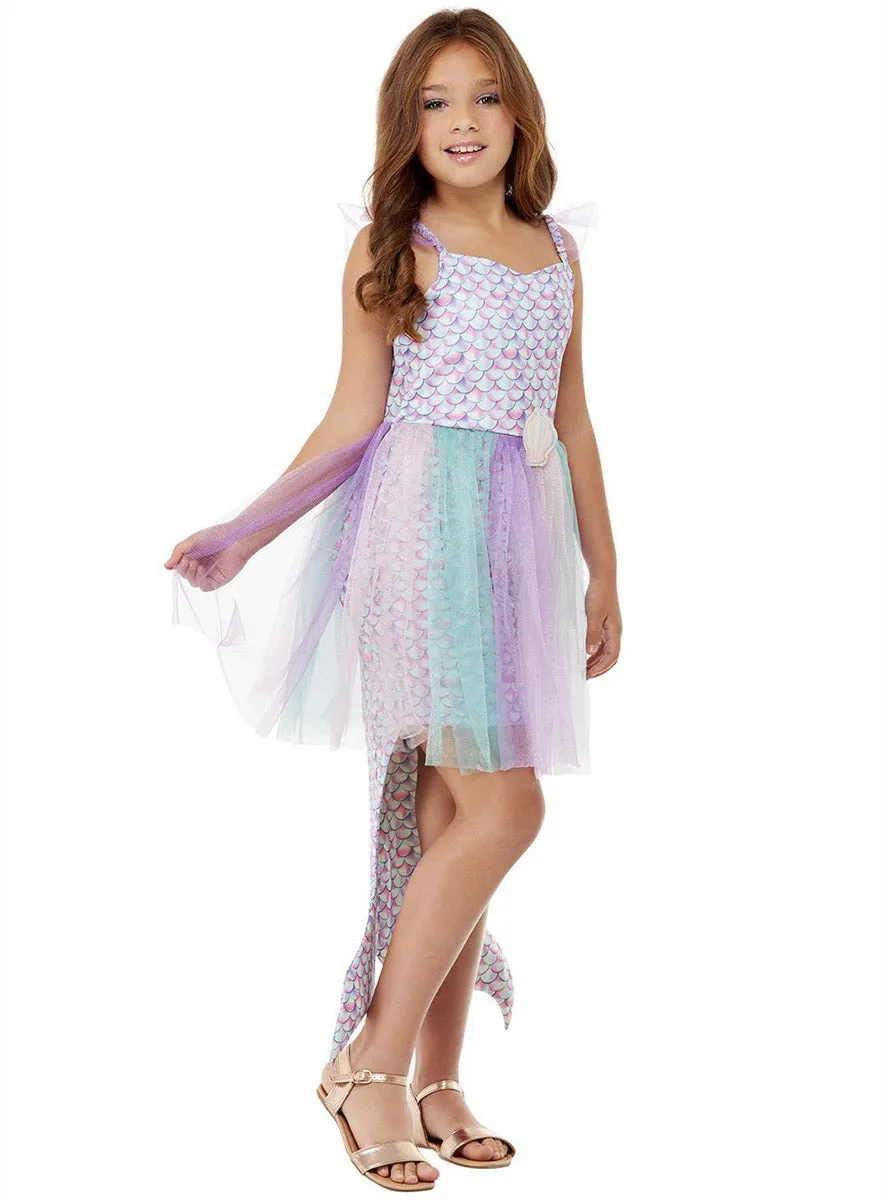 Seashell Mermaid Girls Fancy Dress Costume
