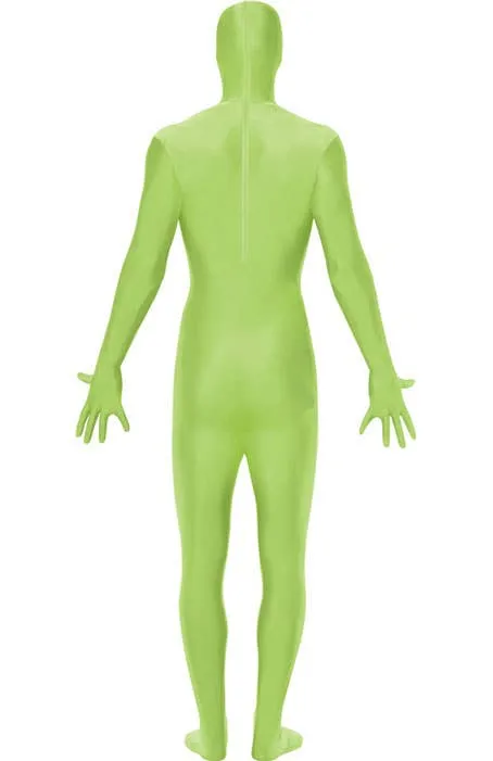 Second Skin Adults Green Morphsuit Costume