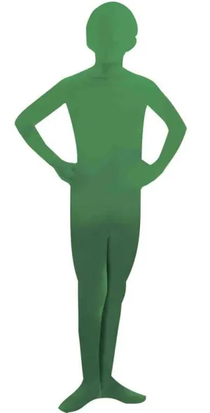 Second Skin Boys Green Fancy Dress Costume