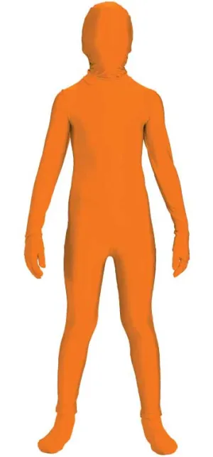 Second Skin Boys Orange Lycra Costume