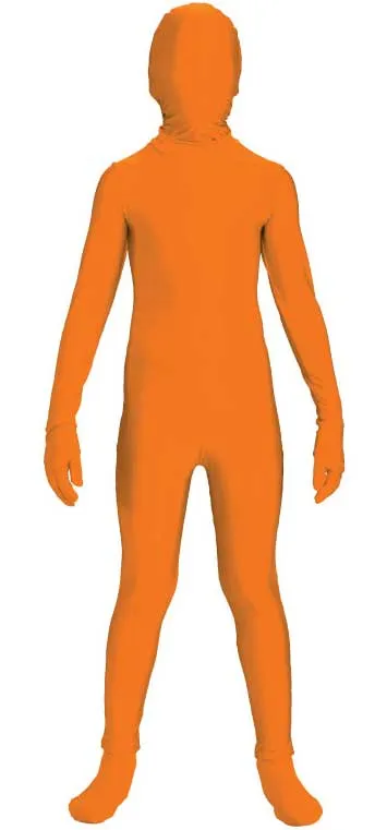 Second Skin Boys Orange Lycra Costume