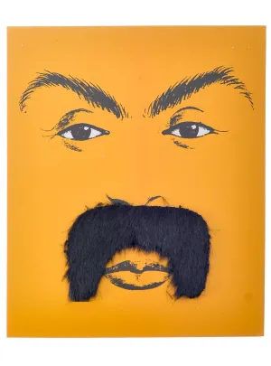 Self Adhesive Black Big Merv Costume Moustache