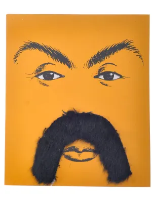 Self Adhesive Black Horseshoe Costume Moustache