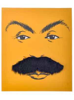 Self Adhesive Black Walrus Costume Moustache