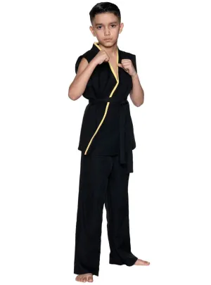 Sensei Boys Black Karate Master Costume