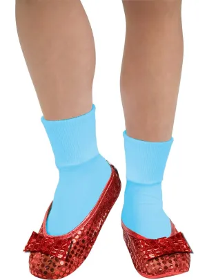 Sequined Red Womens Dorothy Shoe Covers