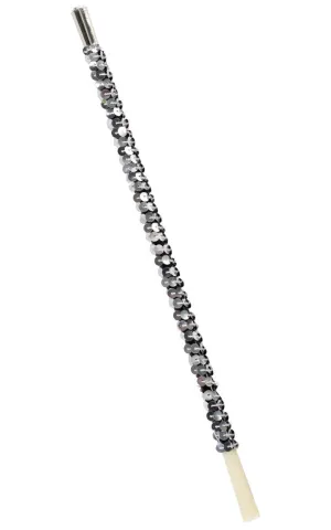 Sequinned Silver Roaring 20s Cigarette Holder