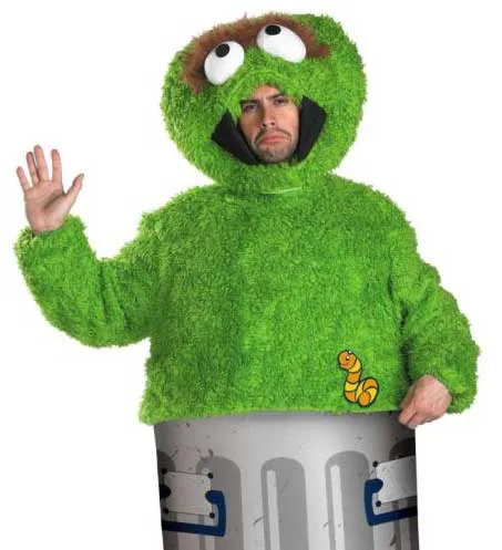Sesame Street Oscar The Grouch Mens Costume