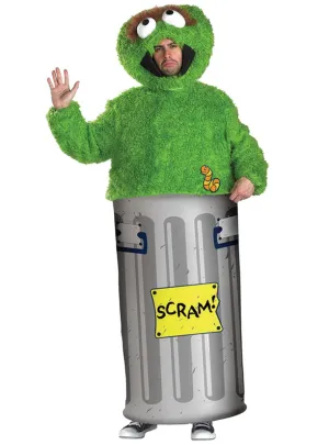 Sesame Street Oscar The Grouch Mens Costume