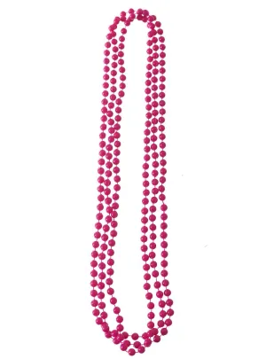 Set of 3 Purple Beaded Costume Necklaces
