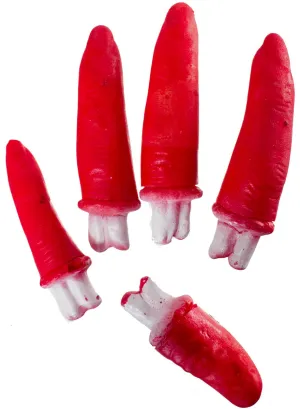Severed Bloody Fingers Halloween Decoration