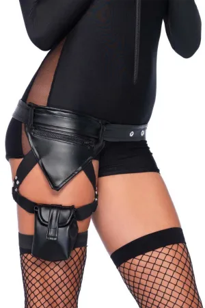 Sexy Cop Womens Utility Belt with Garter