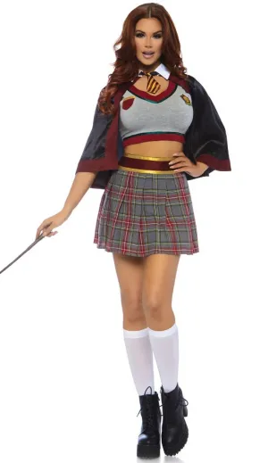 Sexy Gryffindor Womens School Uniform Costume