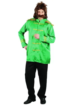 Sgt Pepper's Mens Green Beatles Costume Jacket