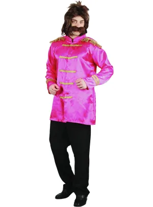 Sgt Pepper's Mens Pink Beatles Costume Jacket