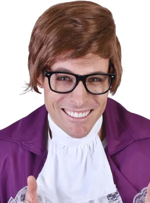 Shaggy Mens Short Brown 70s Costume Wig