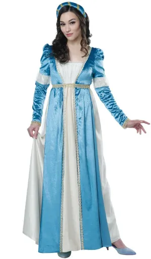 Shakespeare Womens Blue Juliet Renaissance Costume
