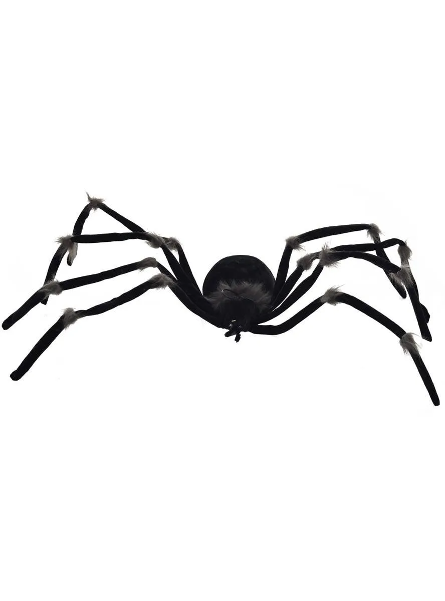 Shaking Black Spider Halloween Decoration with Lights