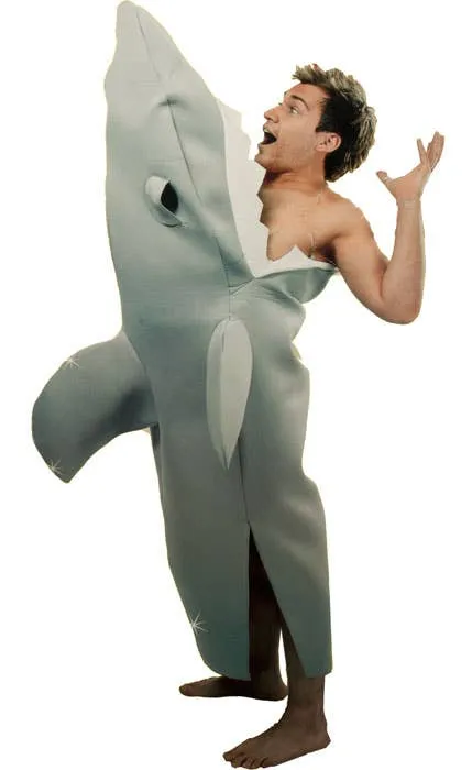Shark Attack Victim Mens Novelty Costume