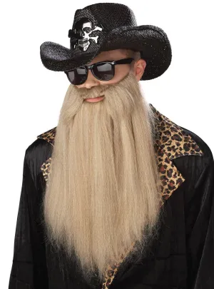 Sharp Dressed ZZ Top Blonde Costume Beard